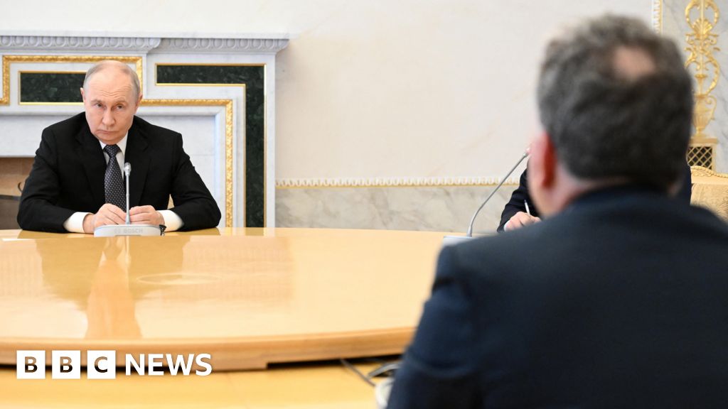 Rosenberg: US diplomatic push offers little hope for imminent Ukraine peaceRussia's President Putin does not feel under pressure right now to end the war.1 hr agoEurope Rosenberg: US diplomatic push offers little hope for imminent Ukraine peaceRussia's President Putin does not feel under pressure right now to end the war.1 hr agoEurope