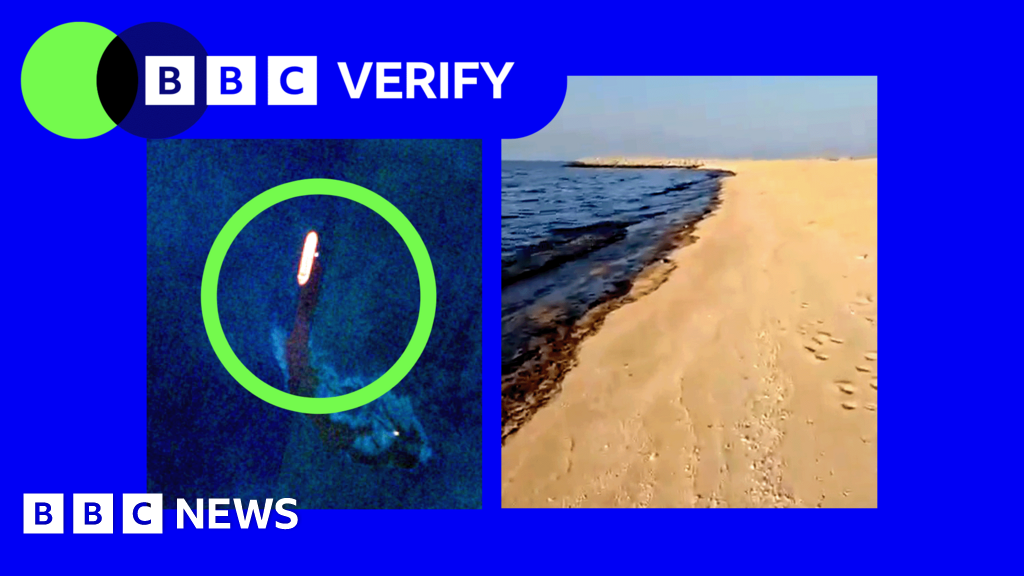 Oil spill washes up on UAE beaches after tanker strikeSatellite images show oil spreading for miles along the coastline, threatening local marine wildlife35 mins agoBBC Verify Oil spill washes up on UAE beaches after tanker strikeSatellite images show oil spreading for miles along the coastline, threatening local marine wildlife35 mins agoBBC Verify