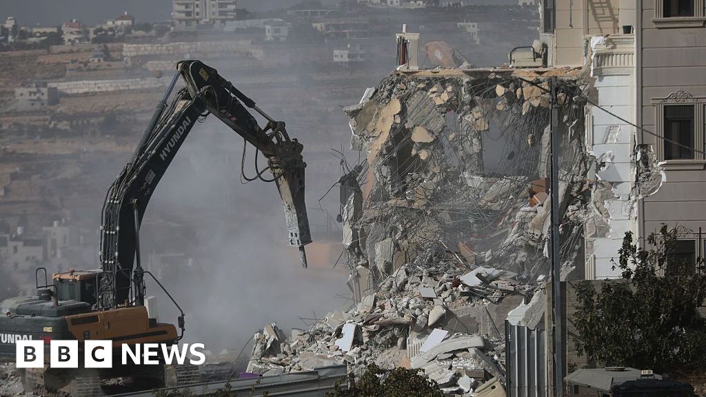 Israeli forces begin demolishing Palestinian buildings in Hebron after two Israeli soldiers shot deadThe soldiers were killed in an attack by two Palestinian gunmen at a checkpoint outside the West Bank city on Friday morning. 10 hrs agoMiddle East Israeli forces begin demolishing Palestinian buildings in Hebron after two Israeli soldiers shot deadThe soldiers were killed in an attack by two Palestinian gunmen at a checkpoint outside the West Bank city on Friday morning. 10 hrs agoMiddle East