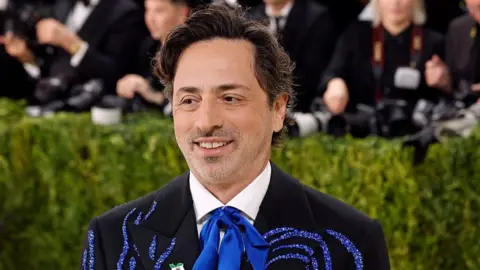 Getty Images Sergey Brin attends the 2026 Met Gala celebrating "Costume Art" at Metropolitan Museum of Art on May 04, 2026 in New York City. 


