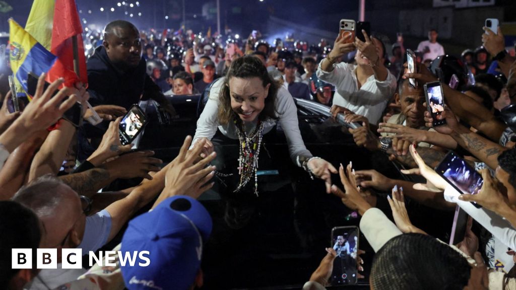 'I am here. With you': Machado greeted by crowds as she returns to VenezuelaThe Venezuelan opposition leader spent more than 10 months in exile after escaping the country on a speedboat.42 mins agoLatin America 'I am here. With you': Machado greeted by crowds as she returns to VenezuelaThe Venezuelan opposition leader spent more than 10 months in exile after escaping the country on a speedboat.42 mins agoLatin America