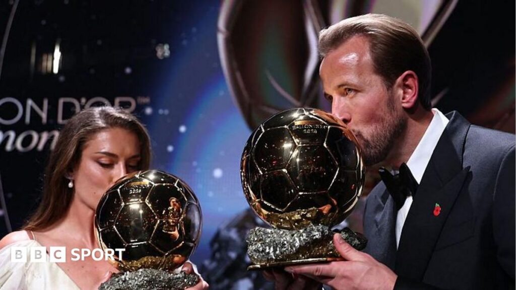 LIVEKane and Putellas lift Ballon d'Or - plus all other award winnersHarry Kane and Alexia Putellas are crowned world's best players at the Ballon d'Or awards - plus all the other night's winners.
