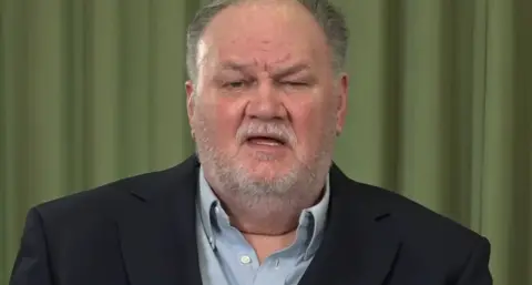 ITV/ Shutterstock Thomas Markle head and shoulders