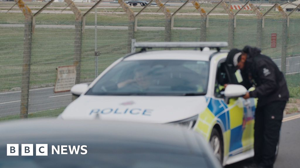 Two men charged in UK under National Security Act over airbase incidentTwo men have been charged with national security offences after an incident near RAF Fairford last month, the Crown Prosecution Service has said.10 mins ago Two men charged in UK under National Security Act over airbase incidentTwo men have been charged with national security offences after an incident near RAF Fairford last month, the Crown Prosecution Service has said.10 mins ago