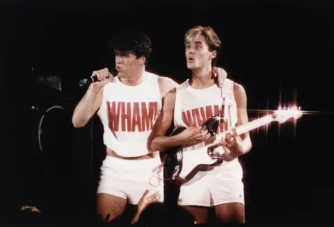 Pete Still/Redferns via Getty Images  WHAM!, George Michael & Andrew Ridgely