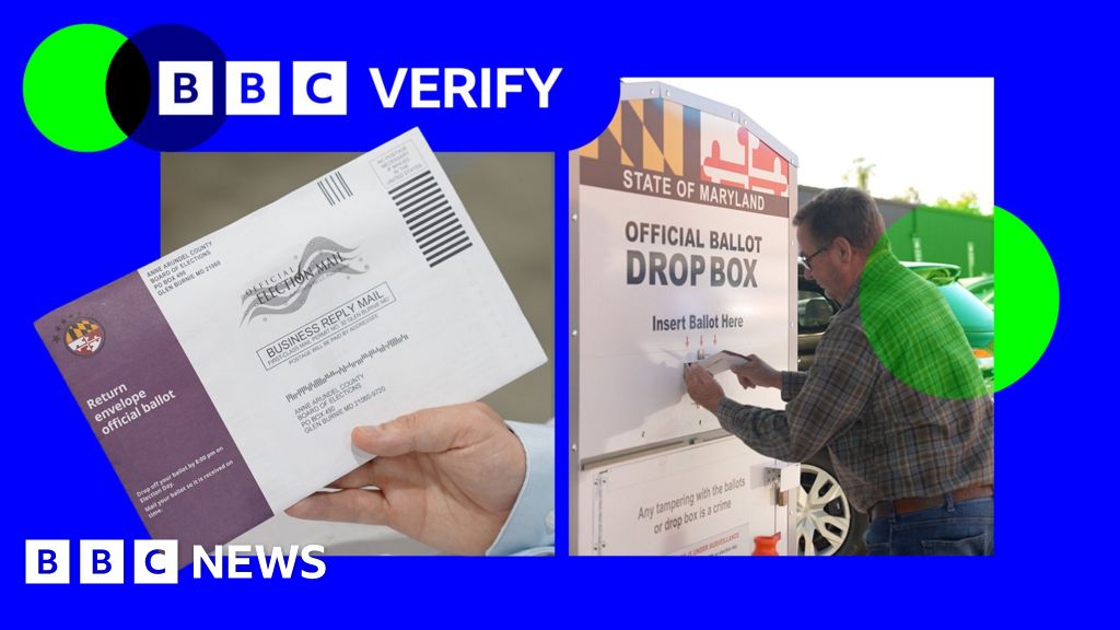 CCTV, zip ties and election watchers: How US mail-in votes are secured and countedBBC Verify goes to an election centre to get a behind-the-scenes look at how mail-in ballots for the US midterm elections are processed.10 mins agoBBC Verify CCTV, zip ties and election watchers: How US mail-in votes are secured and countedBBC Verify goes to an election centre to get a behind-the-scenes look at how mail-in ballots for the US midterm elections are processed.10 mins agoBBC Verify