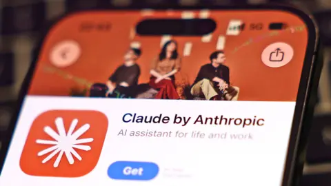 Getty Images A picture of the Claude app on an iPhone